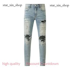 Designer Jeans Mens Jeans Skinny Preto Skinny Adesivos Light Wash Rasgado Motocicleta Rock Revival Corredores True Religions Jeans Roxo 7 MWG8 2352