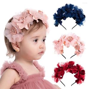 Acessórios de cabelo Princesa Criança Po Ferramentas Cabeça Hoop Headwear Bebê Headband Crown Band