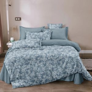 Set di fiori per feste per le biancheria da letto design set decorativo copripiumino a 3 pezzi con 2 cuscini