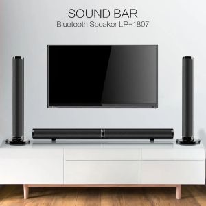 Högtalare TV SoundBar Bluetooth -högtalare Trådlöst Stylish Fabric Sound Bar Hifi 3D Stereo Surround Support RCA Aux HDMI för hemmabio