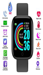 Y68 Akıllı Bileklik Fitness Tracker Pedometre Akıllı Saatler Renk Ekran D20 Sport Smartwatch Dijital Saatler Çocuk Erkek Kadınlar Bracel8570778