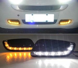 1 Set LED CAR DRL Daytime Running Lights For Smart fortwo 2008 2009 2010 2011 Daylight Signal Fog lamp Driving light1576187