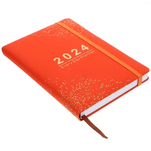 Planner Notebooks English Notepad Inbunden Daily Memo Note Books 365 Day Writing Notebook One Page Per Per