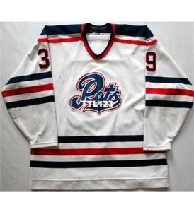 Real Men real Full embroidery 39 1996 Curtis Tipler Regina Pats Game Worn Hockey Jersey or custom any name or number Jersey2012162