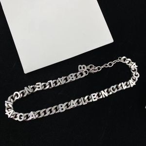 Paris mode lyx klassisk halsbandsdesigner 18k guldplätering kubansk kedja halsband smycken flicka kvinnor bröllop födelsedag