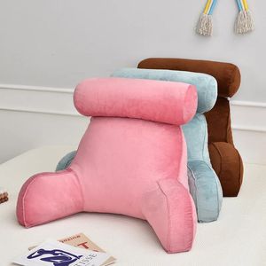 Ultra Soft Memory Foam Reading Pillow Office Sofa Bedside Back Cushion Bed Lumbar Support Cushions Backrest Backs Rest 240223