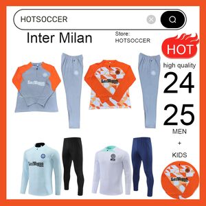 24 25 inter LAUTARO chandal futbol soccer MILANO Training suit 2024 2025 milans camiseta DE FOOT tracksuit jacket men kids kit survetement