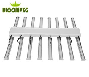 Górne ściemniacze do uprawy 640W 8BARS Pełne spektrum Samsung LM2835 LAMP LED BASKA LED dla roślin wewnętrznych z pilotem rośliny GR4216751