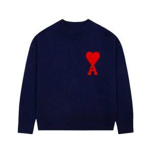 Ny AOP Jacquard -brev stickad tröja under hösten / vintern förvärvande stickmaskin E Anpassad JnLarged Detail Crew Neck Cotton 65W
