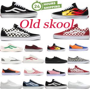 2024 Old Skool Men skor mens sneakers skateboard casual skor kvinnor skatskor kvinnor storlek 36-44 lågt pris