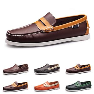 Sapatos casuais primavera outono verão cinza verde branco masculino baixo topo respirável sola macia sapatos sola plana masculino GAI-76