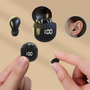 Headphones Invisible Headphones TWS Mini Earphones Wireless Bluetooth 5.3 Earbuds with Microphone Noise Reduction InEar Headset for Xiaomi