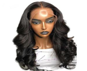 Middle Part U Part Hair Wig Lace Front Wigs 55 Pu Silk Base Wig Deep Wave For Women With Baby Hair77919993985325