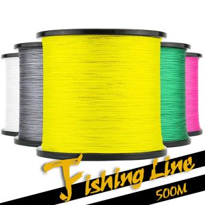 ラインGobygo 500m 8 Strand Fishing Line 8 Braid Multifilament Braid Stread 18lb 2222225lb 87lbs Japan Pe編組釣り釣り