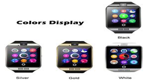 Nowy na iPhone 6 7 8 x Bluetooth Smart Watch Q18 Mini aparat dla Androida iPhone'a Samsung Smartfony GSM SIM SIM Screen 9647558