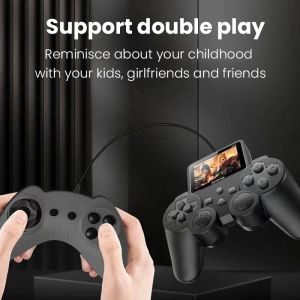 Jogadores S10 Portátil Retro Video Handheld Game Console 2.4Inch Game Console com Builtin 520 Game Duo Wireless Controller Game Stick