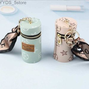 Keychains Lanyards Keychains Lanyards Designer Letter Printing Wallet Keyring Fashion Purse Bucket Flower Mini Coin Trinka Gifts Tillbehör 240303