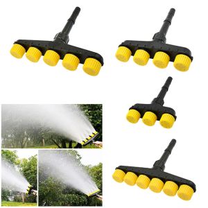 Sprayers 3/4/5/6 Hole Garden Lawn Hose Sprinklers Atomizer Nozzles Watering Irrigation Farm Water Sprayers Nozzles For 1" 1.2" Hose