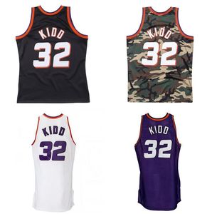 Camisas de basquete costuradas Jason Kidd 1999-00 malha Hardwoods clássico retro jersey masculino juventude S-6XL