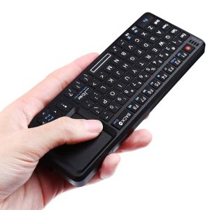 Keyboards Handheld 2.4G Mini Wireless Keyboard With RF Touchpad Mouse for Ipad MacBook Samsung Android Smart TV Box Windows PC Tablet