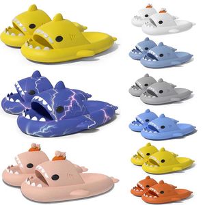 Free Shipping Designer shark slides sandal slipper for men women GAI sandals pantoufle mules men women slippers trainers flip flops sandles color94