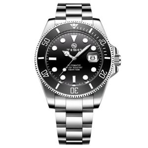 Relógio masculino automático relógios mecânicos 40mm natação safira relógios de pulso moda moderna relógio de pulso montre de luxo presentes para men284d