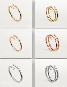 Designer-Nagelringe, Schmuck, Damenringe, Gold, Silber, Roségold, klobig, glänzend, legendär, klassisch, vergoldete Schichten, trendige Schmuckringe, nie verblassende Schmuckgeschenke