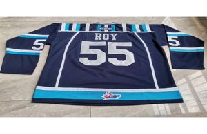 001Custom Men Youth Women Vintage Anpassa Chicoutimi Sagueneens 55 Nicolas Roy Hockey Jersey Size S5XL7959156