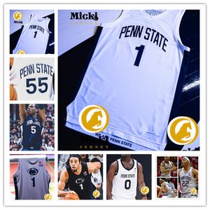 Andrew Funk Penn State Basketball Jersey Jameel Brown Camren Wynter Demetrius Lilley Penn State Nittany Lions tröjor