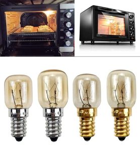 Outras lâmpadas de iluminação tubos 2pcs 220V E14 300 graus resistente a altas temperaturas forno de microondas lâmpada fogão 1525W Drop8797964