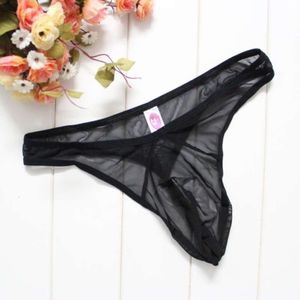 T-Thong Sexy Transparent Men's Low Waisted Simple Underwear Set Fun Lingerie T Pants 2011 362153