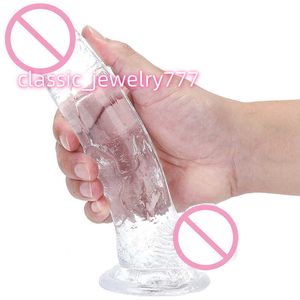 Dildo manuale trasparente di cristallo di vendita caldo per il bastone di massaggio di masturbazione dei prodotti delle donne