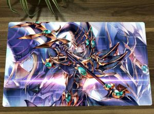 Almofadas NOVO YuGiOh Dark Magician Trading Card Game Mat Mouse Pad Yugioh Playmat TCG CCG OCG Mat com zonas + saco grátis presente