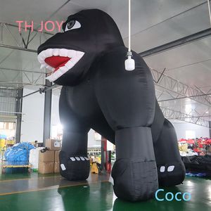 wholesale 8mH (26ft) With blower free door delivery outdoor activities advertising inflatable Gorilla cartoon, customized inflatable Gorilla balloon for sale