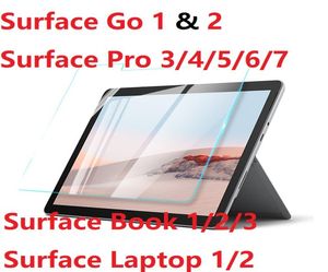 For Microsoft Surface Pro 3 4 5 6 7 Surface Go 2 Book3 Laptop HD Tempered Glass Surface Pro X Film Screen Protector1627050