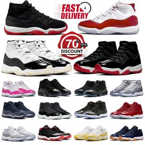 Jumpman 11 Scarpe da pallacanestro da uomo 11s Bred Velvet Cherry Gratitude Napoletano Cool Grey Pink Bright Citrus Donna Uomo Scarpe da ginnastica Sport all'aria aperta