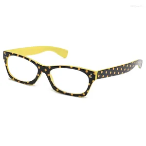 Okulary przeciwsłoneczne moda czytanie okularów wielbochamie Kobieta kropka druk Presbyopia okulary damskie hiperopia okulary oczu 1.0–3,5