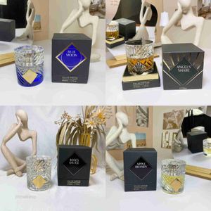 50 ml Kilian Angels Udostępnij Apple Brandy Blue Moon Ginger Dash Roses on Ice Lheure Verte Kolonia Kobiet Perfume Zapach Eau de Parfum Spray Intensywny szybki statek 983AD07Z