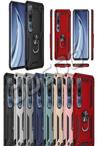 Shockproof Armor Phone Cases Magnetic Ring Stand Cover For Samsung Galaxy S22 Plus S21 FE Note 20 Ultra 10 9 8 A50 A80 A31 A51 A711240712