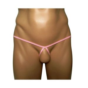 Rolig sexig öppen Crotch Men's Thong Underwear 753301