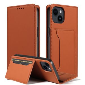 غلاف البشرة عالي الجودة يشعر بالغطاء Cover Case A15 مناسبة لـ iPhone 15 Phone Leather Case Apple 14 محافظ بطاقة هاتف جديدة