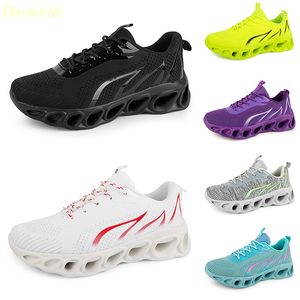 running shoes platform low top mesh men woman gray purple pink brown trainers Soft bottom sneakers non-slip breathable GAI