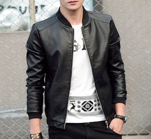 Univos Kunni 2019 Autumn Winter Men039s Leather Coat Korean Slim Fit Leather Jacket
