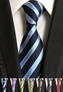 52 färger klassiska 8 cm slips för man 100 silk slips lyxig randig affär hals kostym cravat bröllop fest slips män gåva5451353