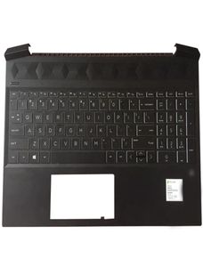 Für HP Pavilion Gaming 15EC 15ec0000 US Tastatur mit Hintergrundbeleuchtung, Laptop-Handballenauflage, oberes Gehäuse, L725980017321393