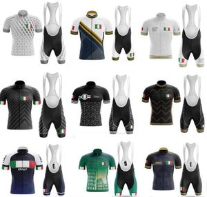 Conjunto completo de camisa de ciclismo itália roupas de ciclismo verão men039s bicicleta bib shorts mtb roupas esportivas suit4830829