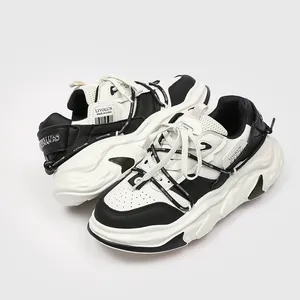 Mulheres homens tênis de corrida malha respirável conforto branco preto sapatos masculinos formadores tênis esportivos tamanho 36-44 gai