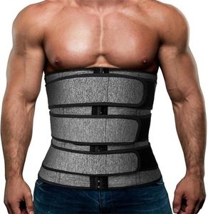 MEN039S Vücut Desterleri Yağ Brülör Mens Bel Corset Zayıflama Sauna Düzeltme Kemer Terleme Göbek Göğüs Karın Bağlayıcı Kısaltma G2596058