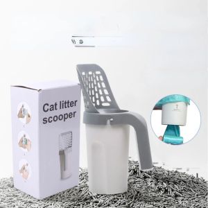 Housebreaking Katzenstreuschaufel mit Nachfüllbeutel für Haustierfilter, saubere Toilette, Müllsammler, Katzenbedarf, Katzentoilette, selbstreinigend