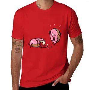 Męskie topy z czołgami Jelly Donuts T-shirt anime Ubrania T-koszulka Mężczyzn Koszule dla męskich pakietów